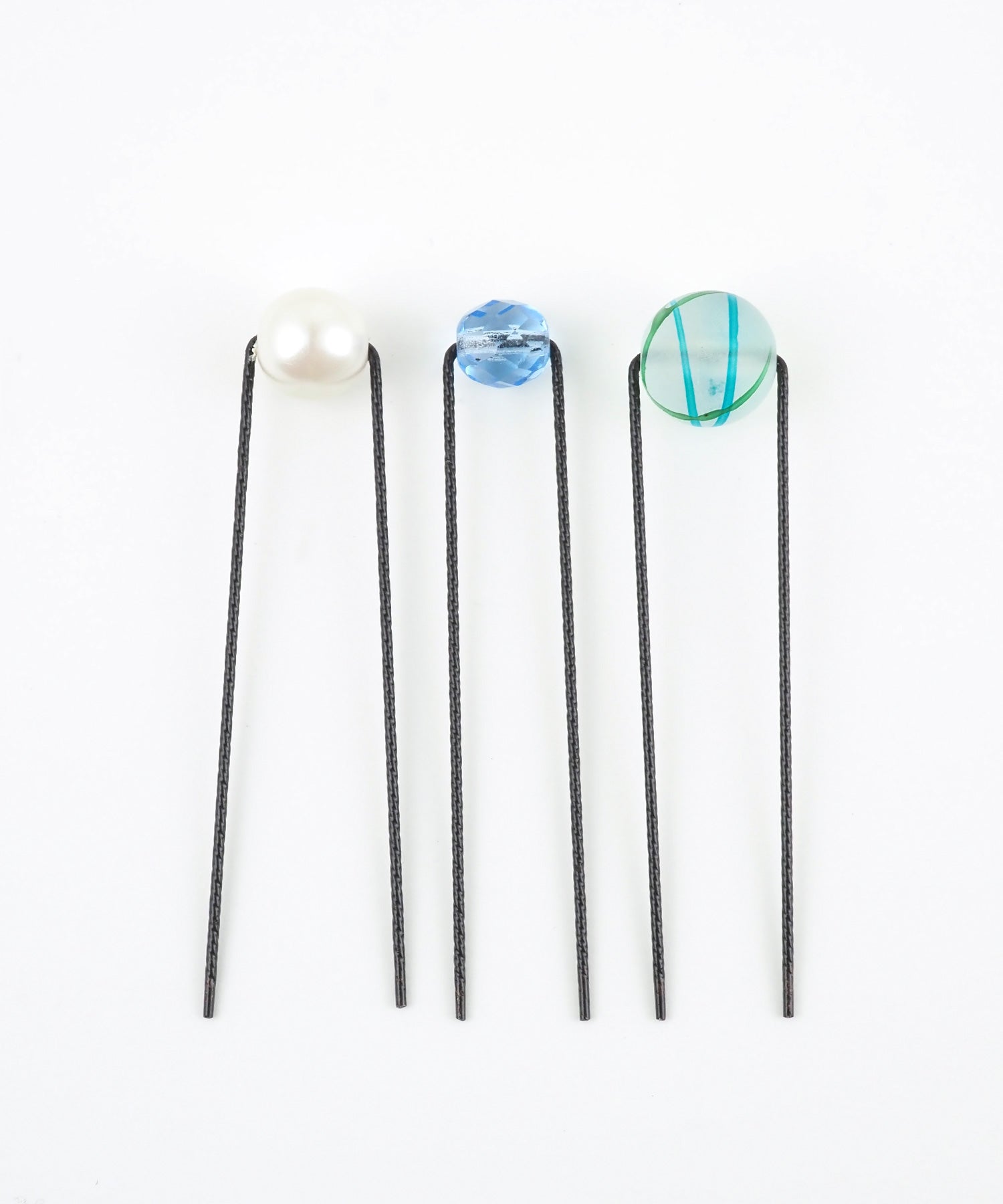 とんぼ玉＆パールＵピンセット