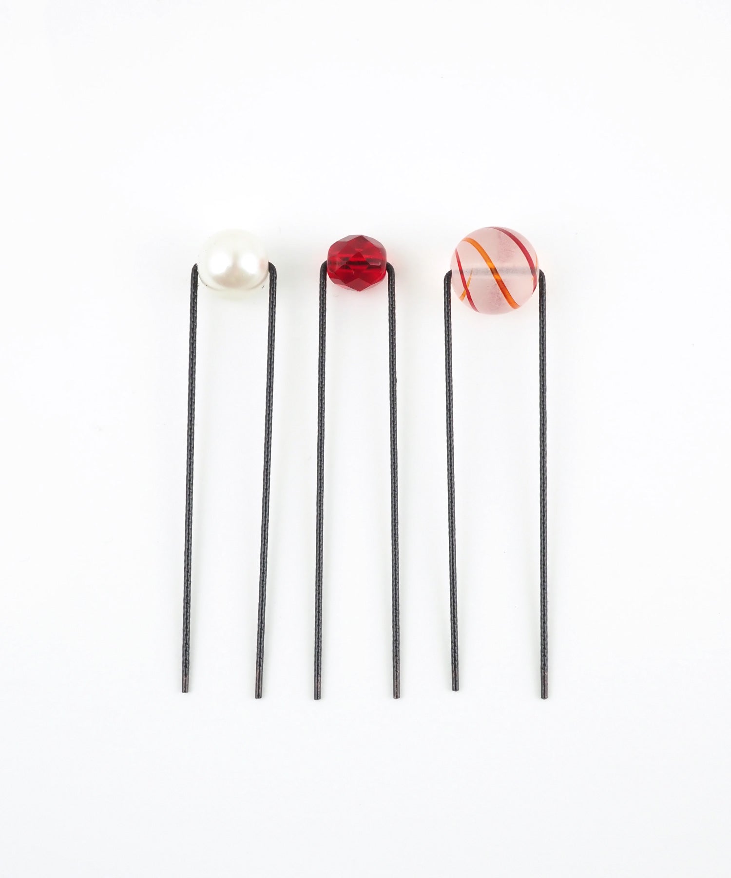 とんぼ玉＆パールＵピンセット