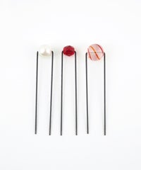 とんぼ玉＆パールＵピンセット