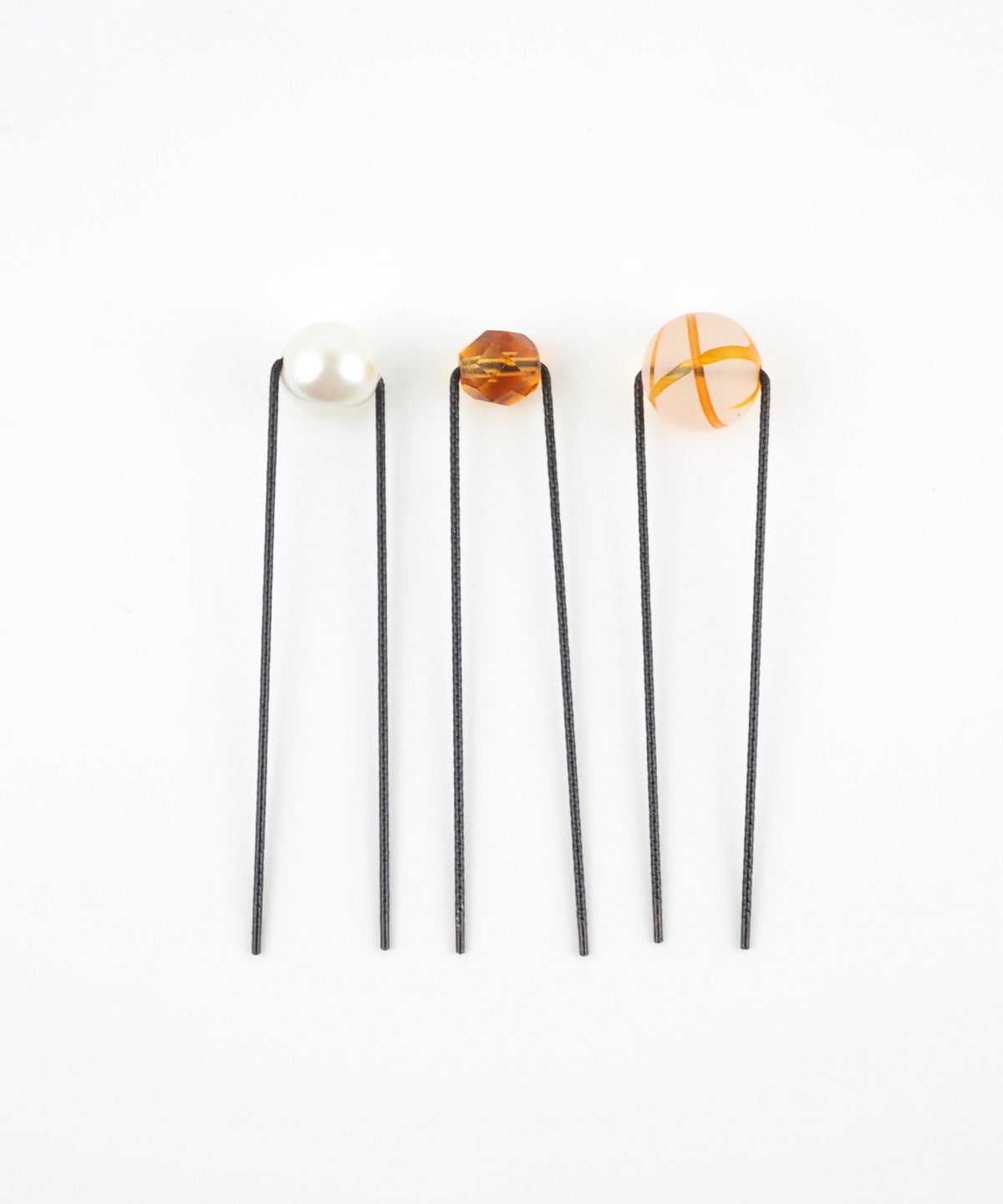 とんぼ玉＆パールＵピンセット