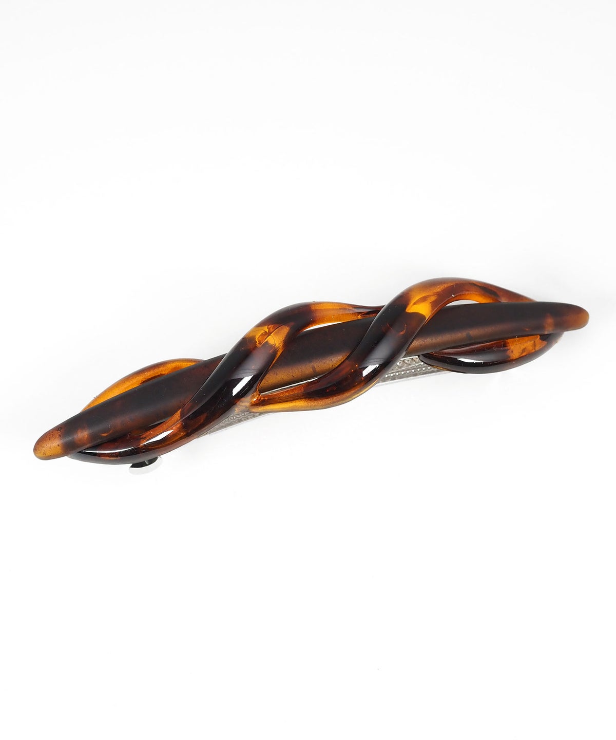 ピタッとズレないツイストバレッタ