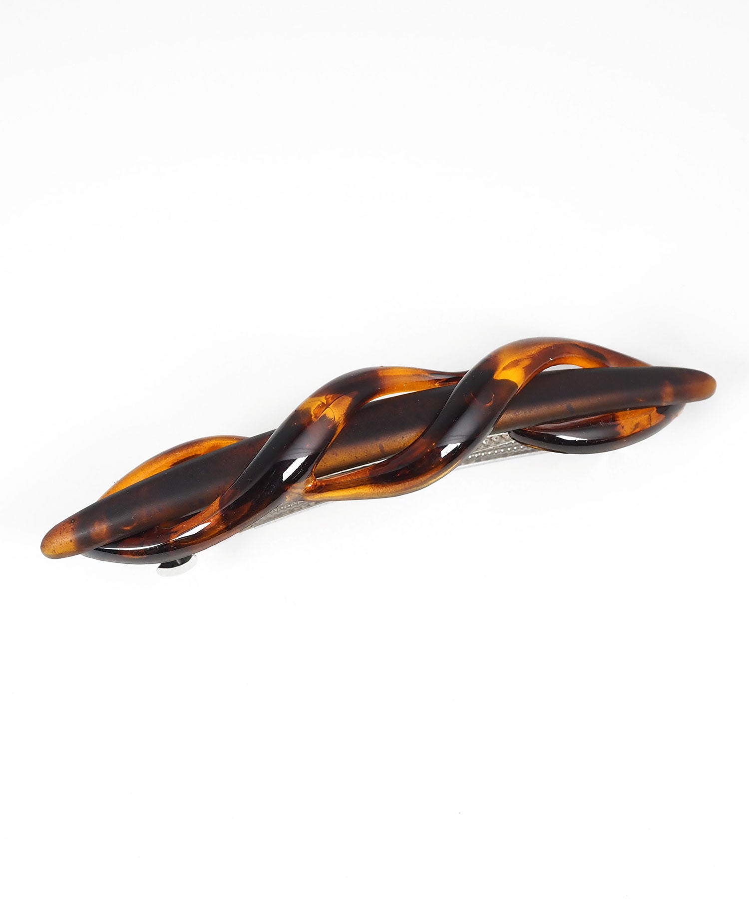 ピタッとズレないツイストバレッタ