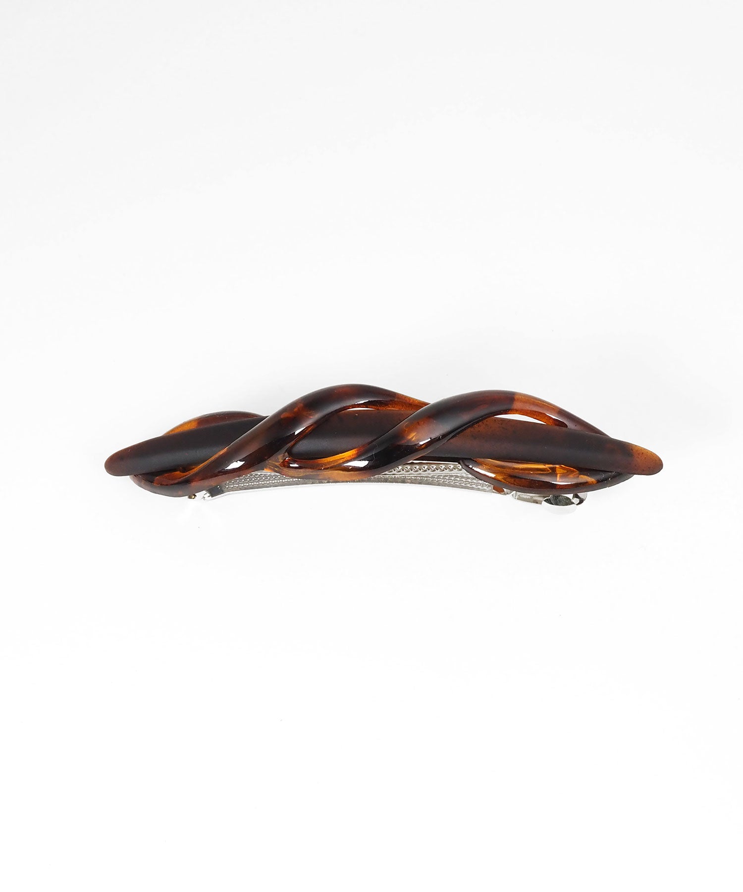 ピタッとズレないツイストバレッタ