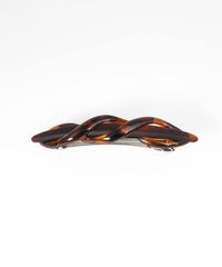 ピタッとズレないツイストバレッタ