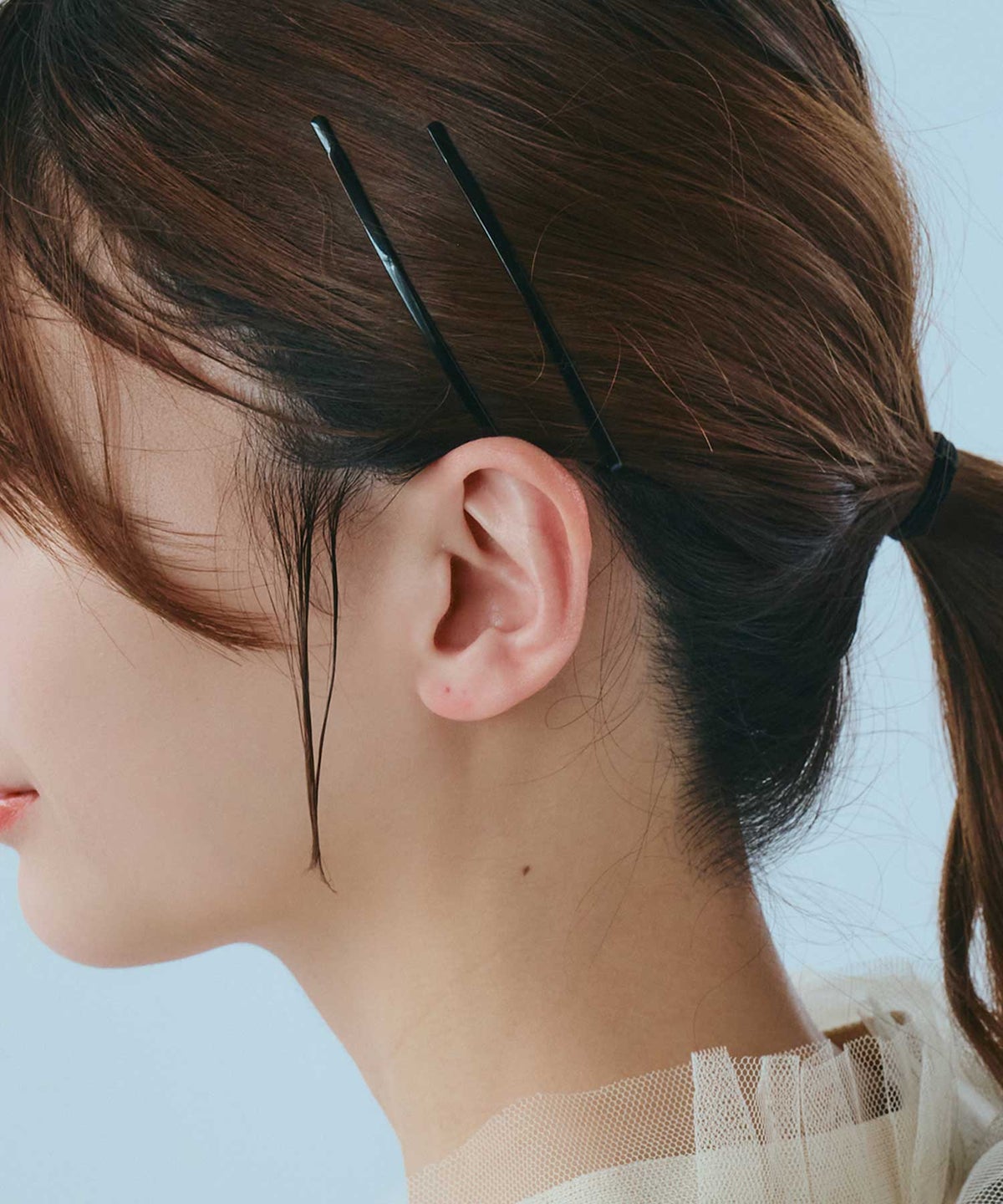 ズレないロングヘアピン