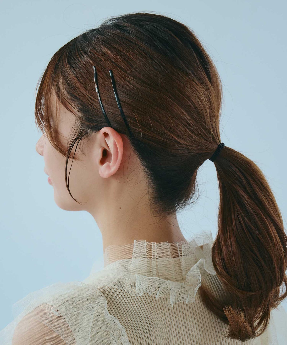 ズレないロングヘアピン