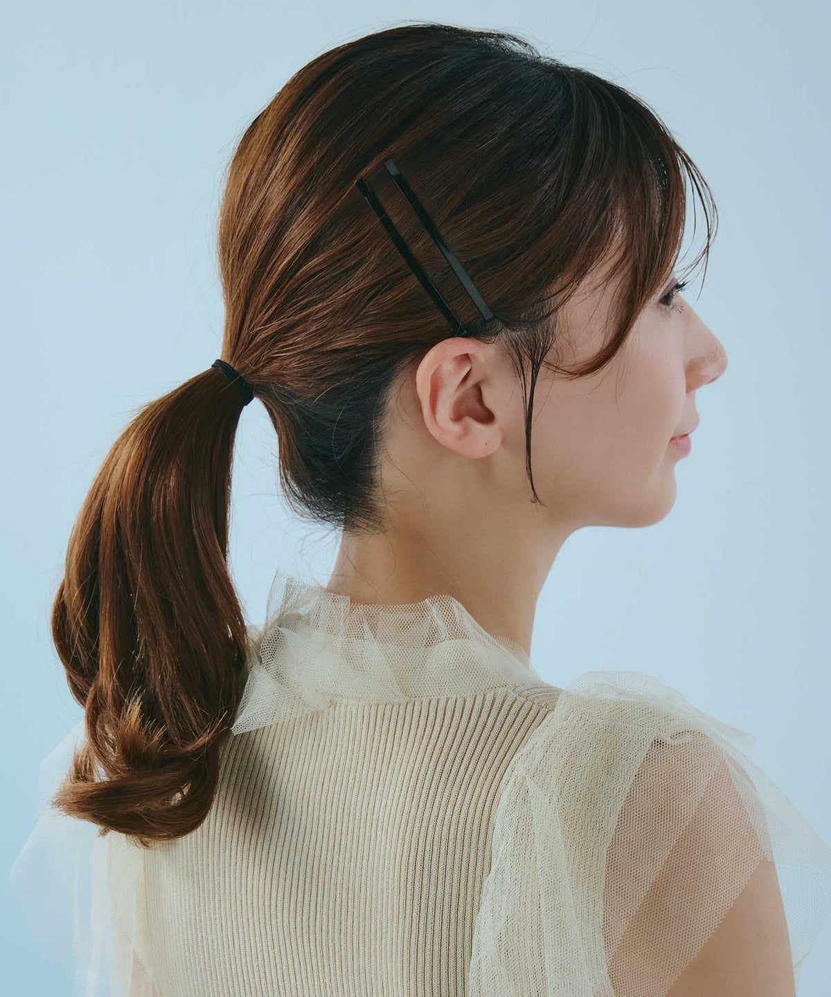 ズレないロングワイドヘアピン