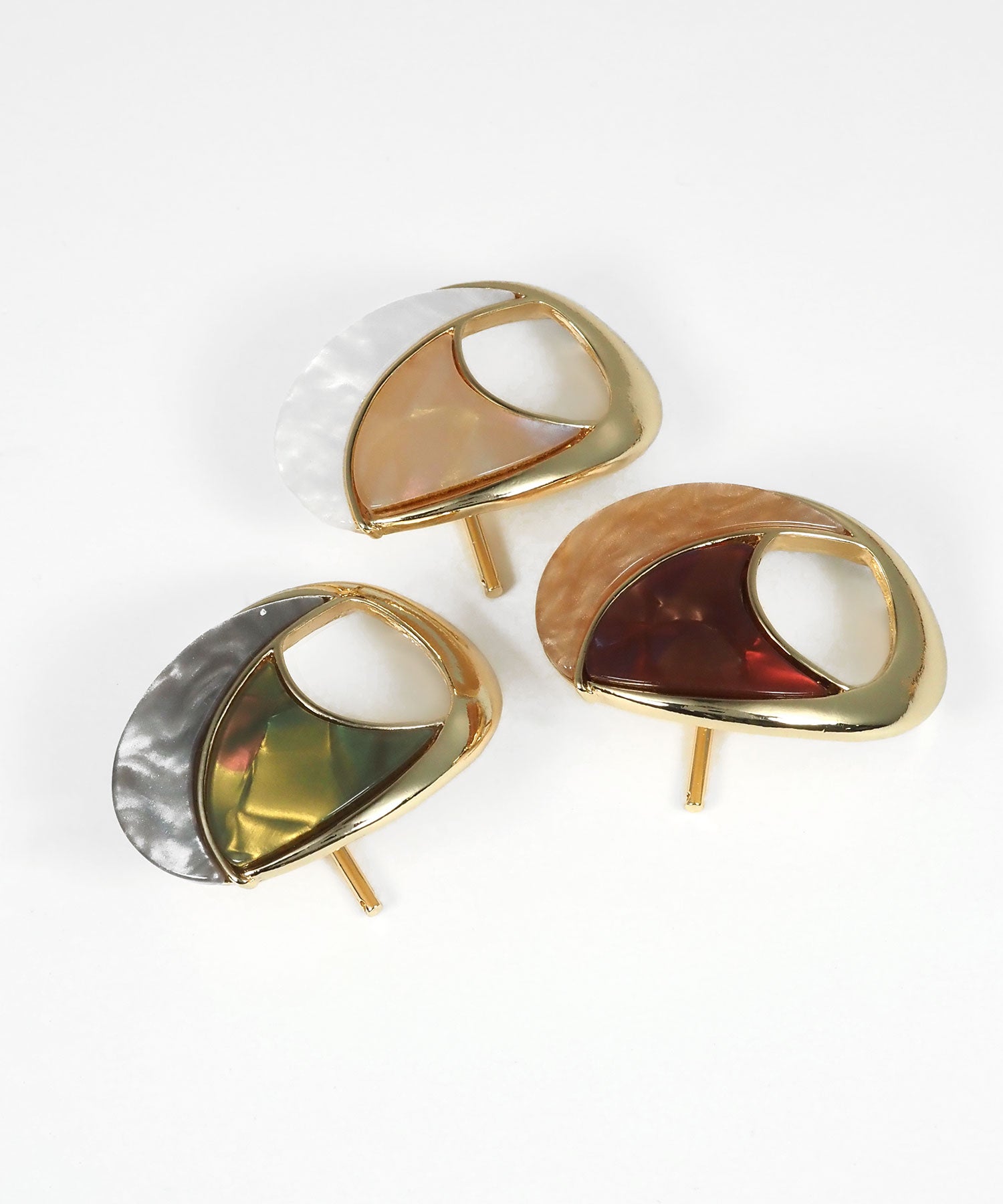 マーブルオーバルポニーフック