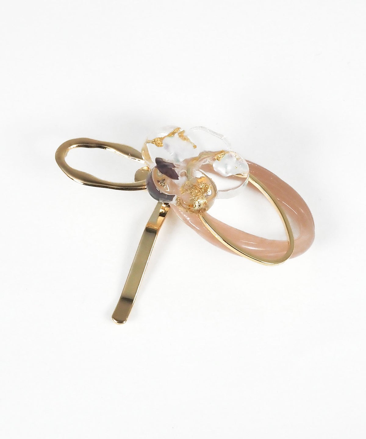 クリアフラワーニュアンスポニーフック