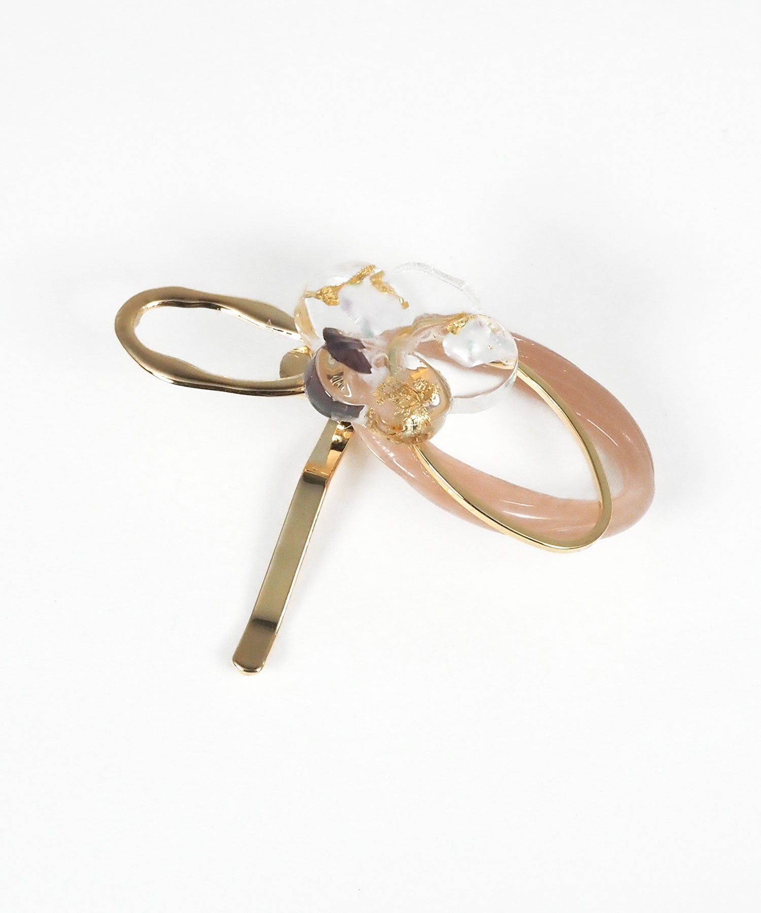 クリアフラワーニュアンスポニーフック