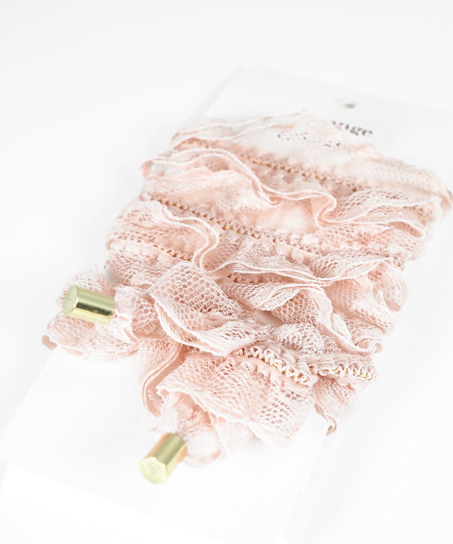 フリルレースワイヤーポニー