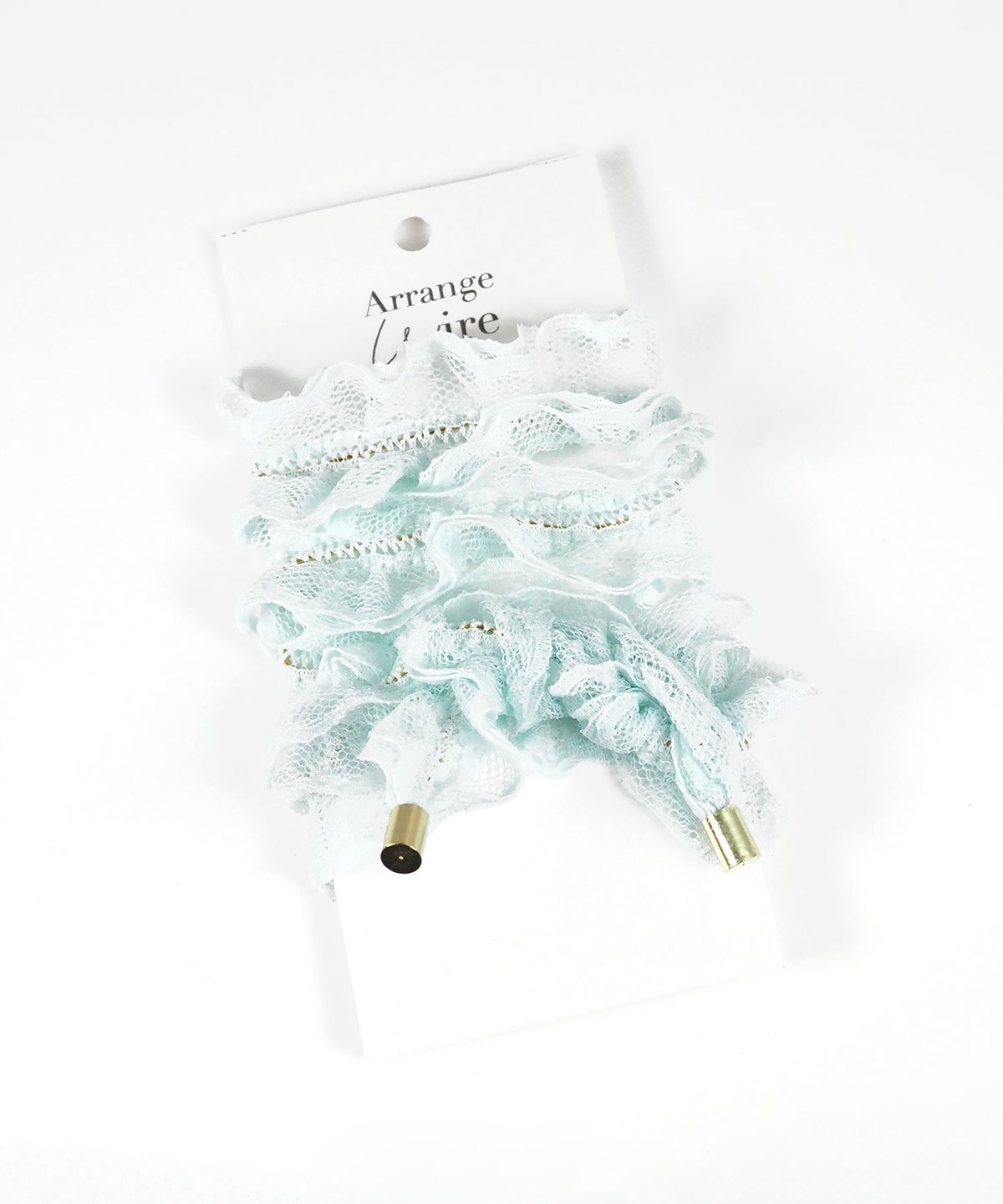 フリルレースワイヤーポニー