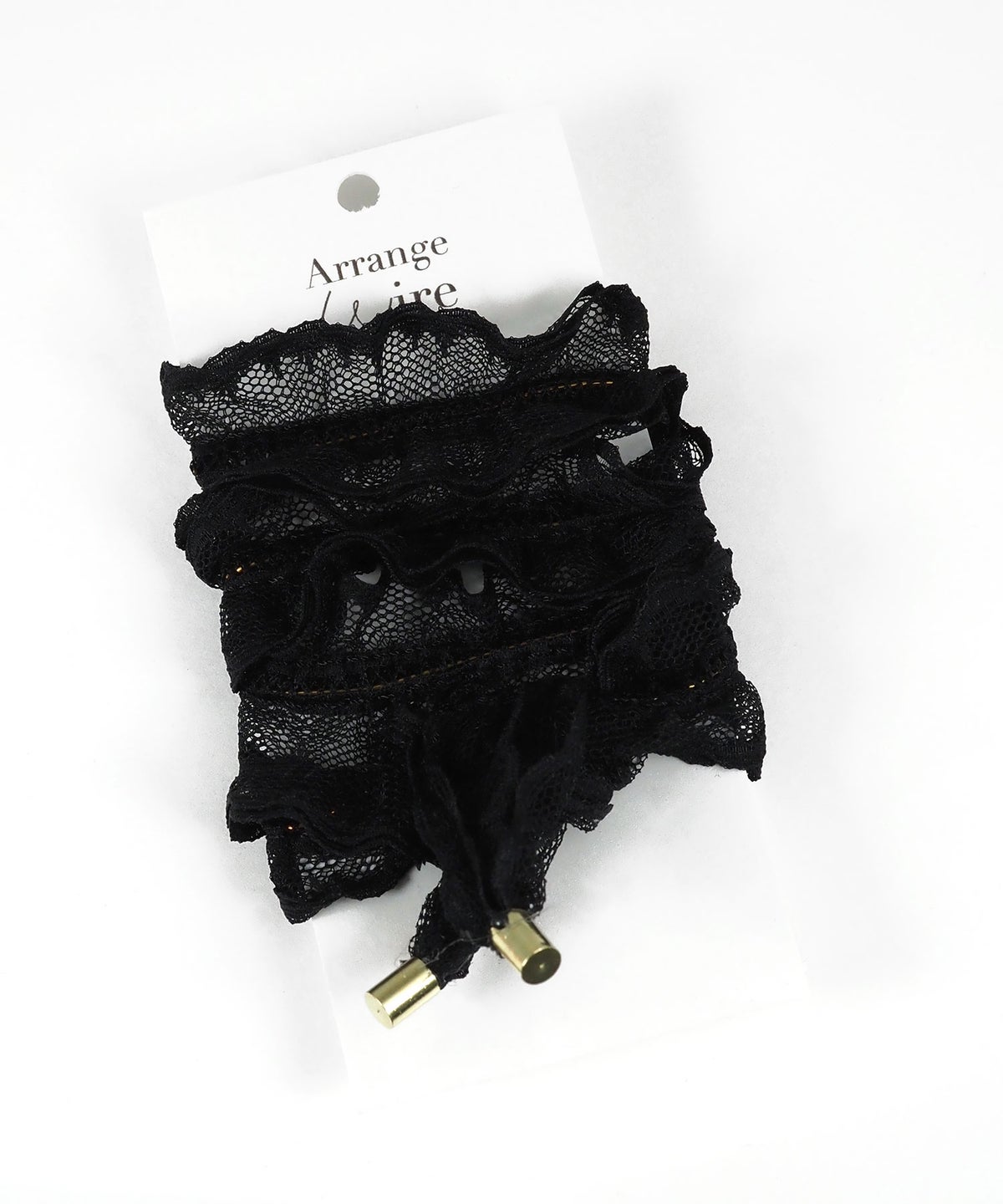 フリルレースワイヤーポニー