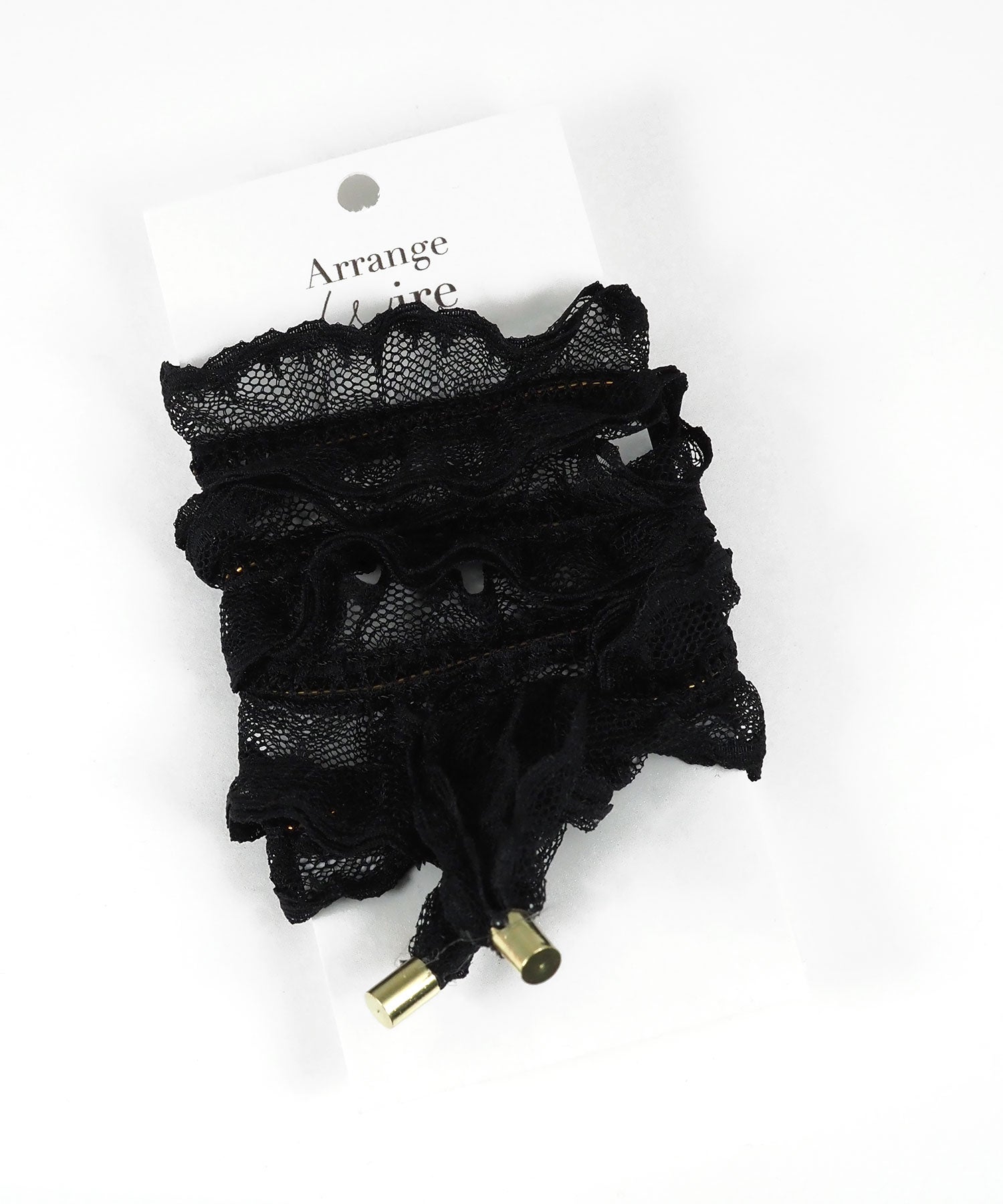 フリルレースワイヤーポニー