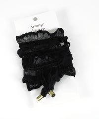 フリルレースワイヤーポニー