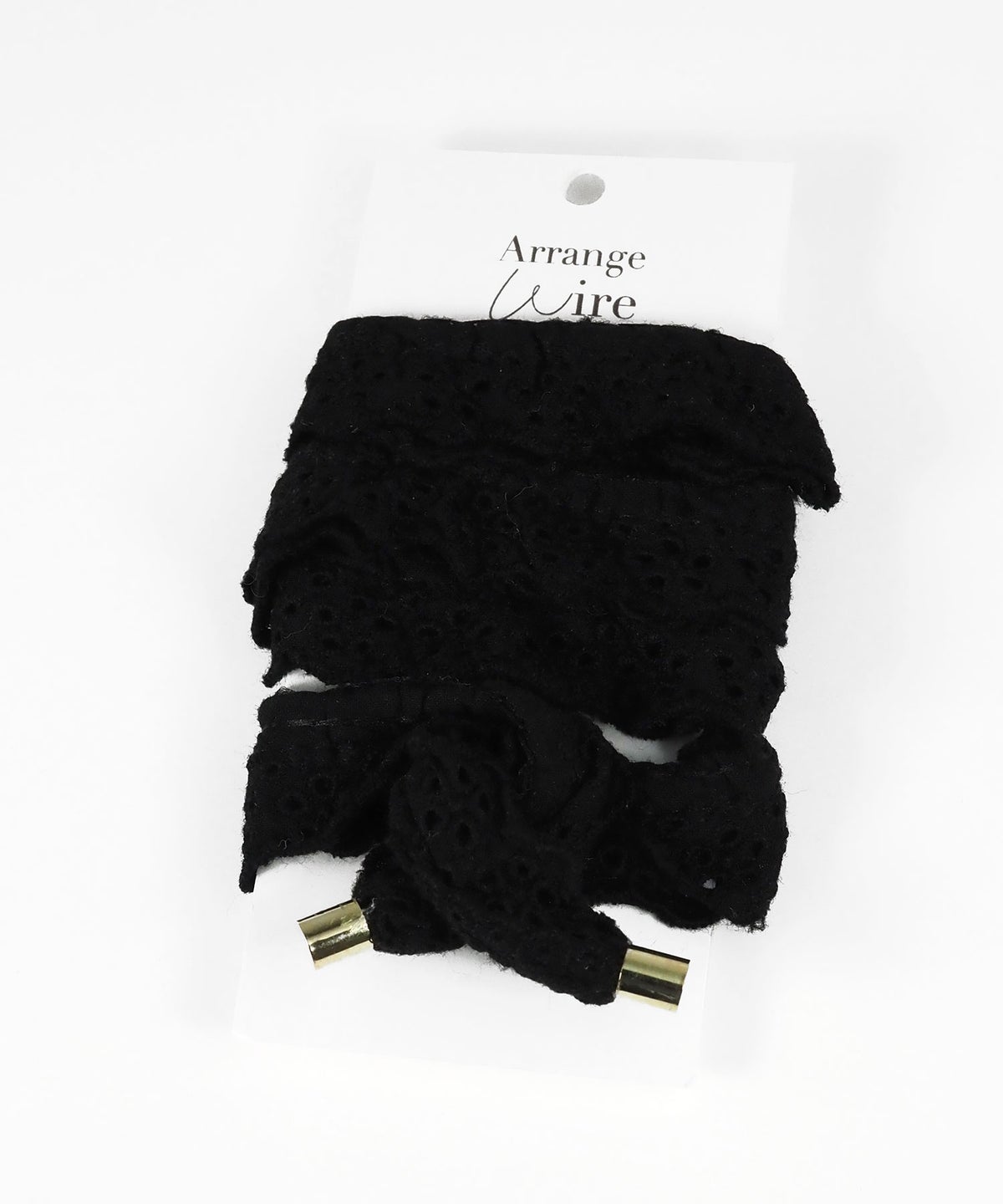 コットンレースワイヤーポニー