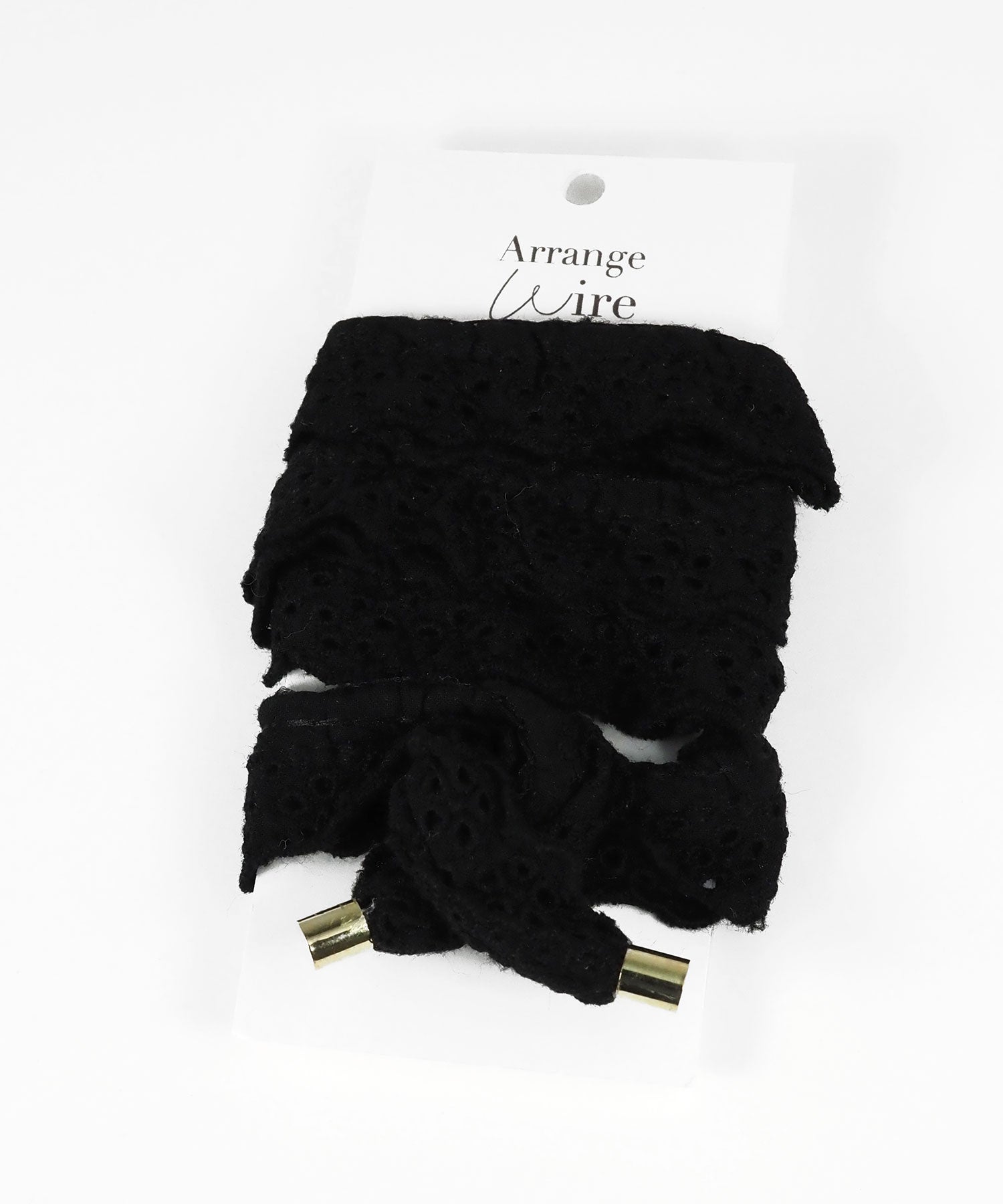 コットンレースワイヤーポニー