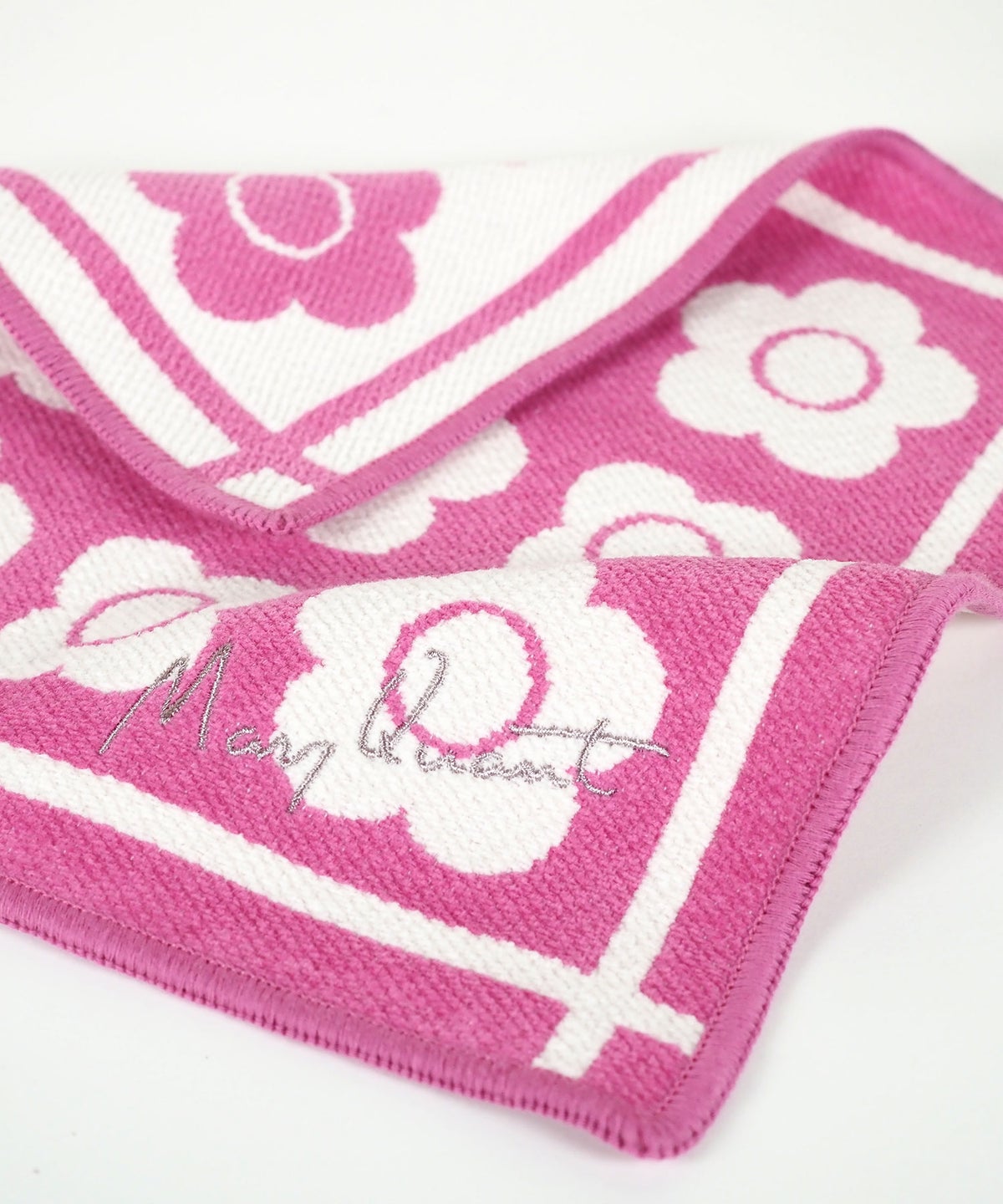 マリークワントモール糸タオルハンカチ