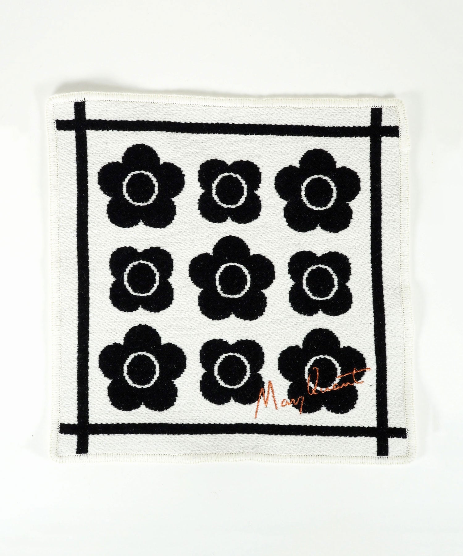 マリークワントモール糸タオルハンカチ