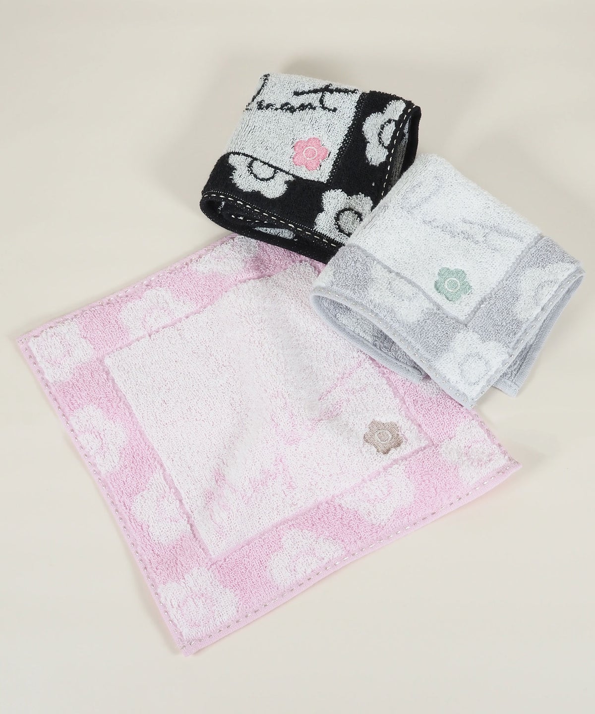 マリークワントデイジーフレームタオルハンカチ