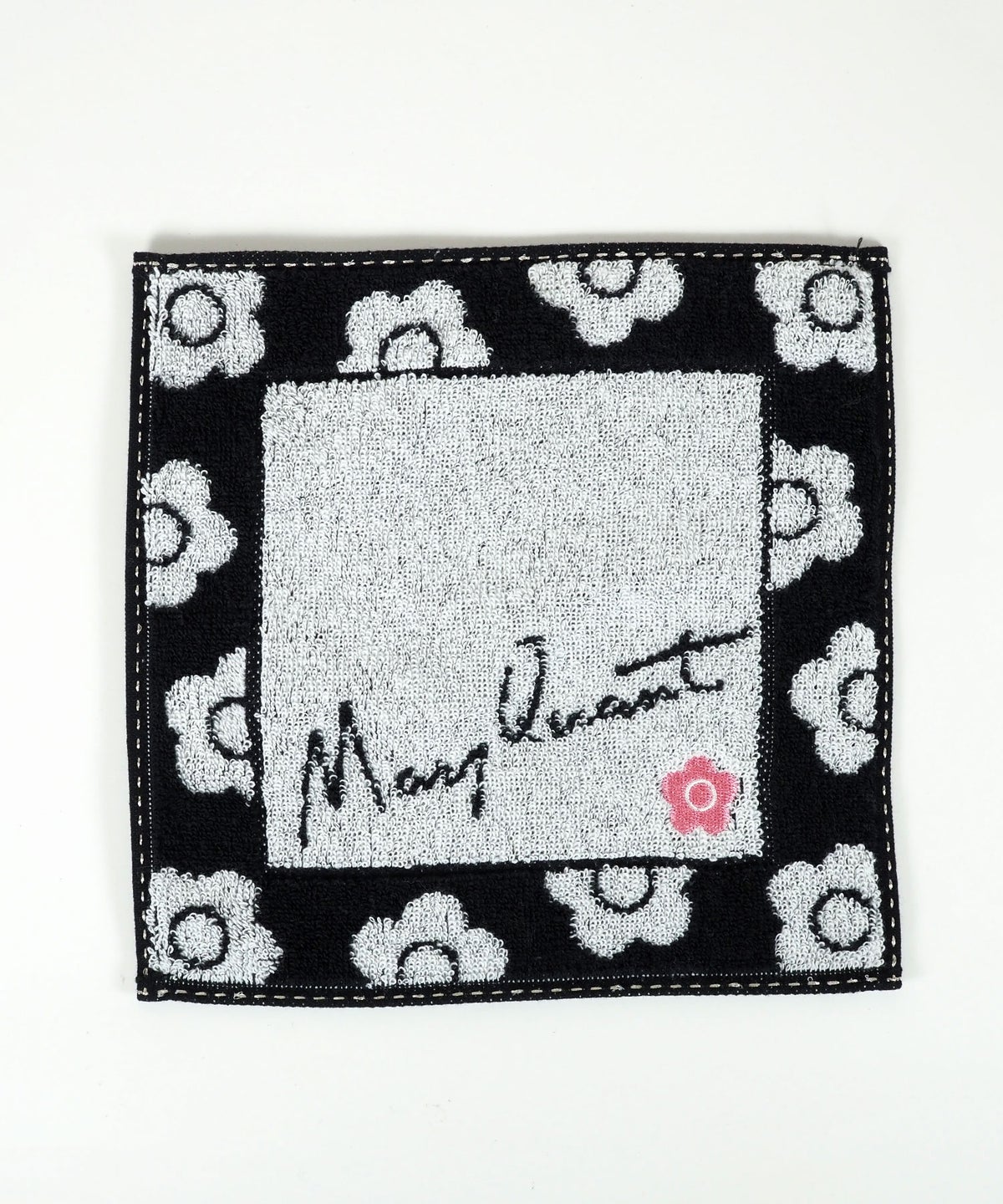 マリークワントデイジーフレームタオルハンカチ