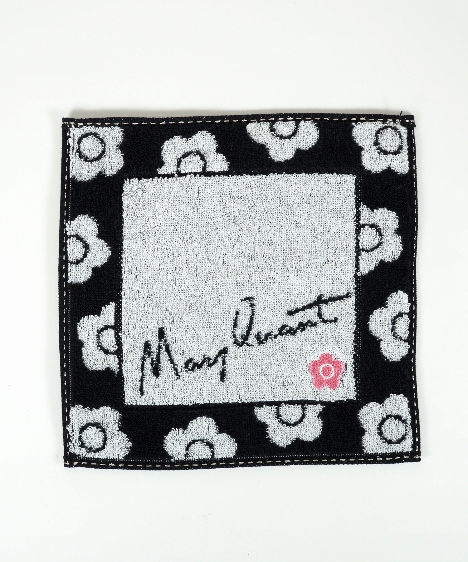 マリークワントデイジーフレームタオルハンカチ