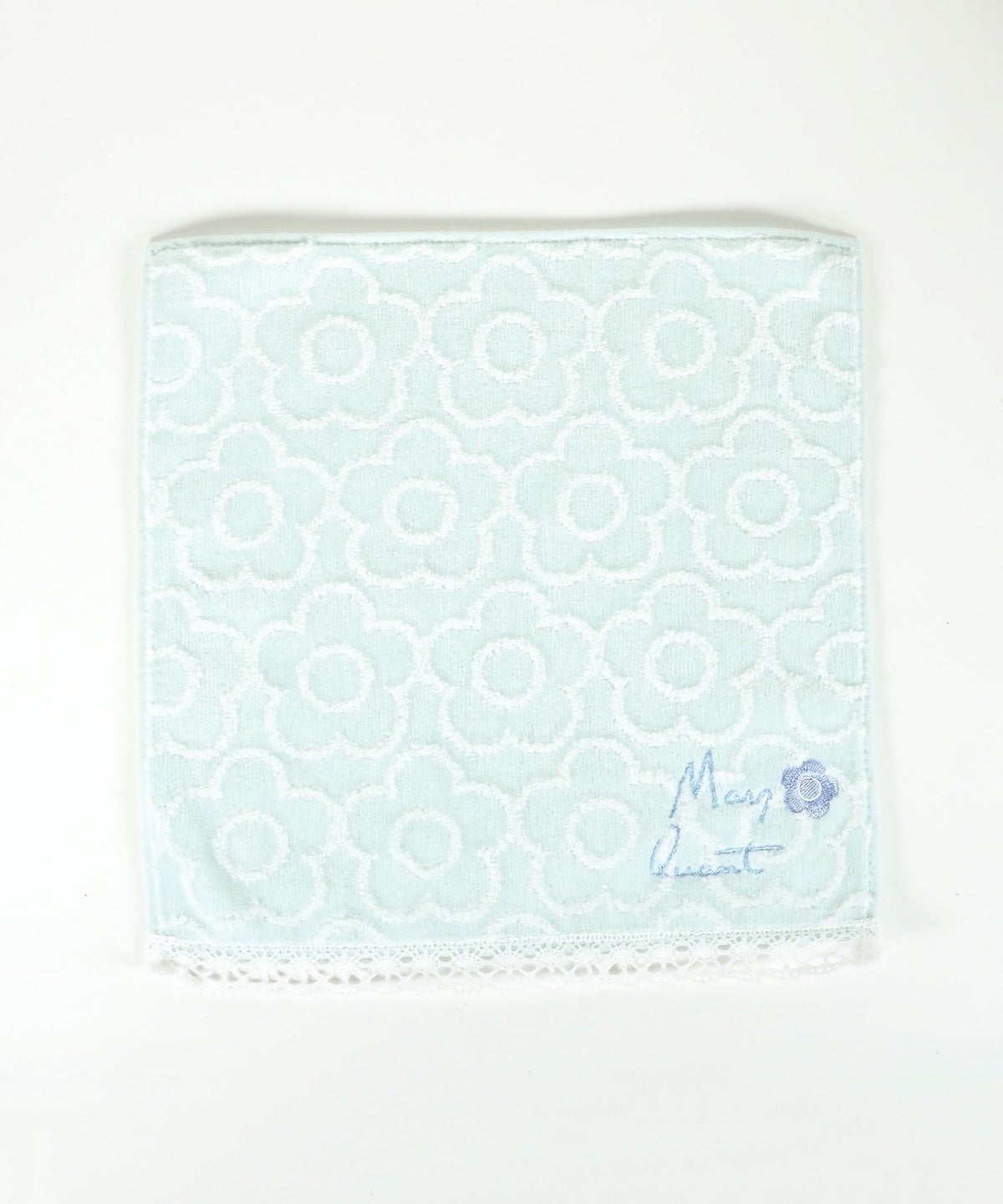 マリークワントレース付きタオルハンカチ