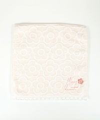 マリークワントレース付きタオルハンカチ