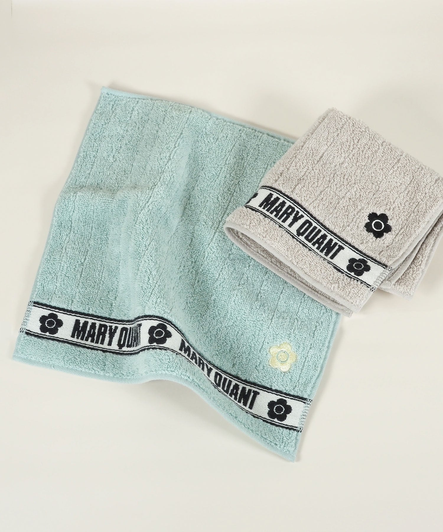 マリークワントストライプタオルハンカチ