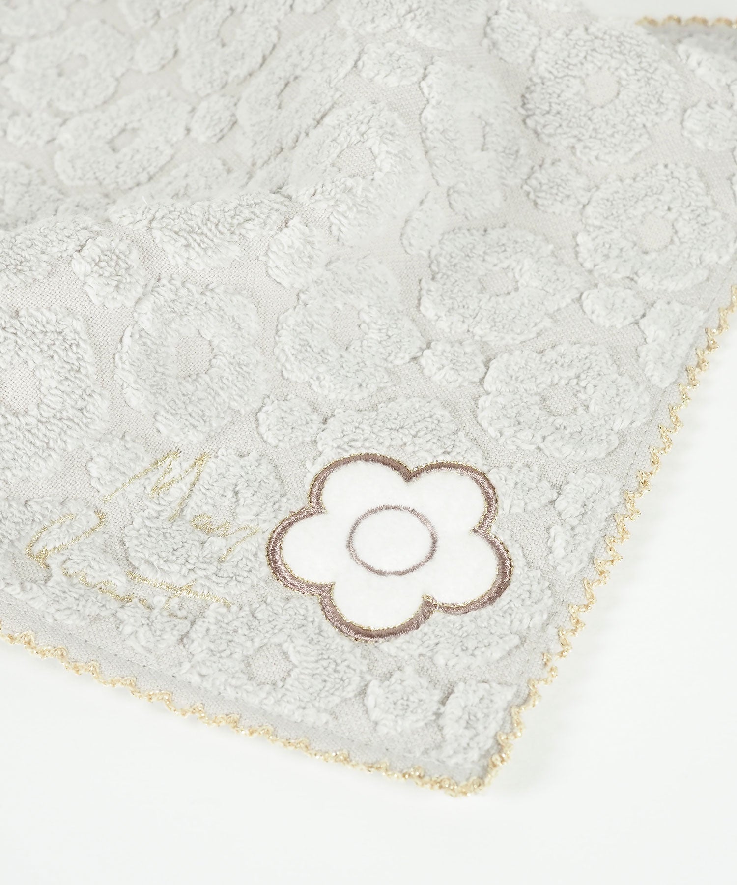 マリークワントピコレースタオルハンカチ