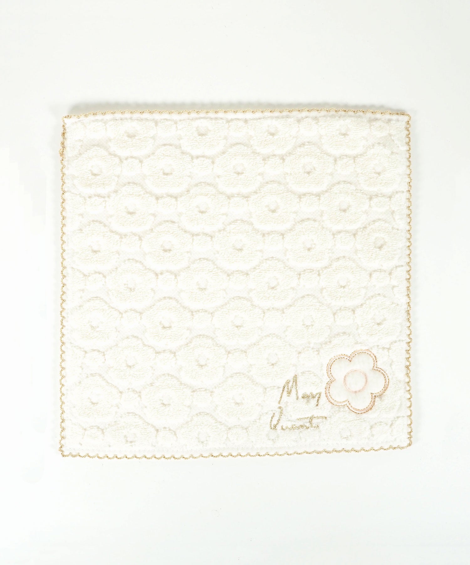 マリークワントピコレースタオルハンカチ