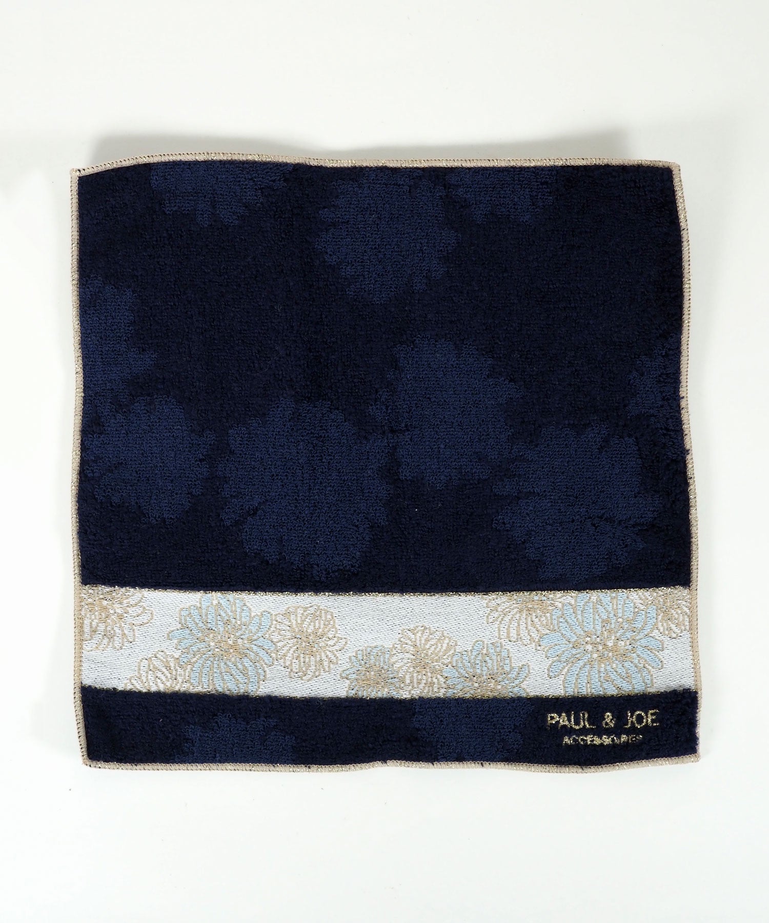 ポール＆ジョークリザンテーム織りタオルハンカチ