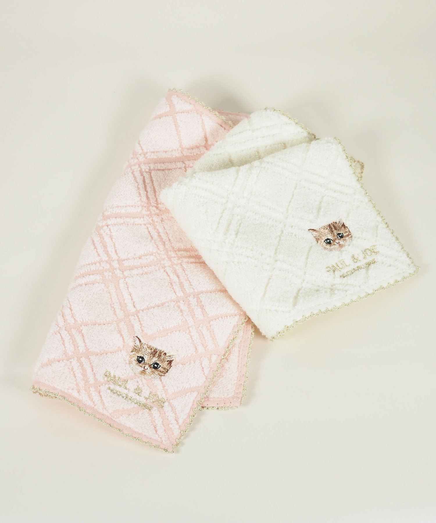 ポール＆ジョー ヌネット刺繍タオルハンカチ