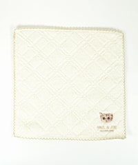 ポール＆ジョーヌネット刺繍タオルハンカチ