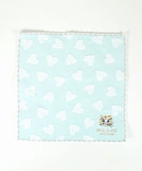 ポール＆ジョージプシー刺繍ハートタオルハンカチ