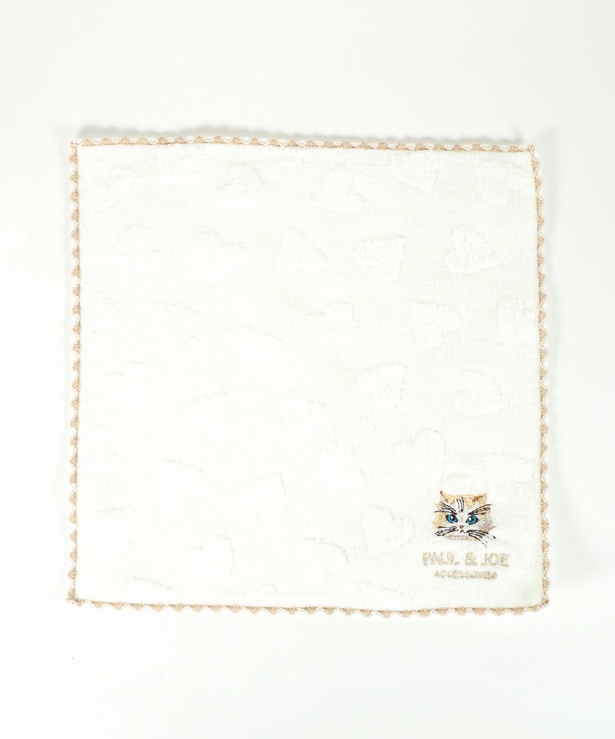ポール＆ジョージプシー刺繍ハートタオルハンカチ