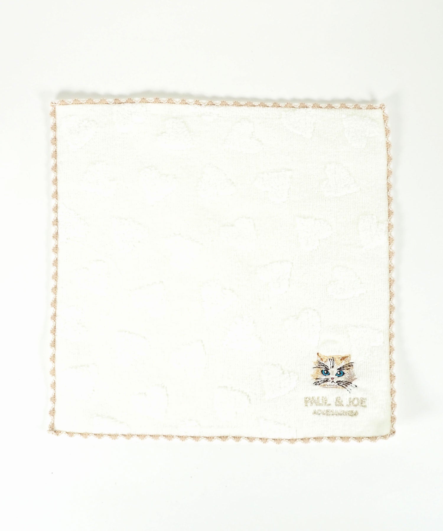 ポール＆ジョージプシー刺繍ハートタオルハンカチ