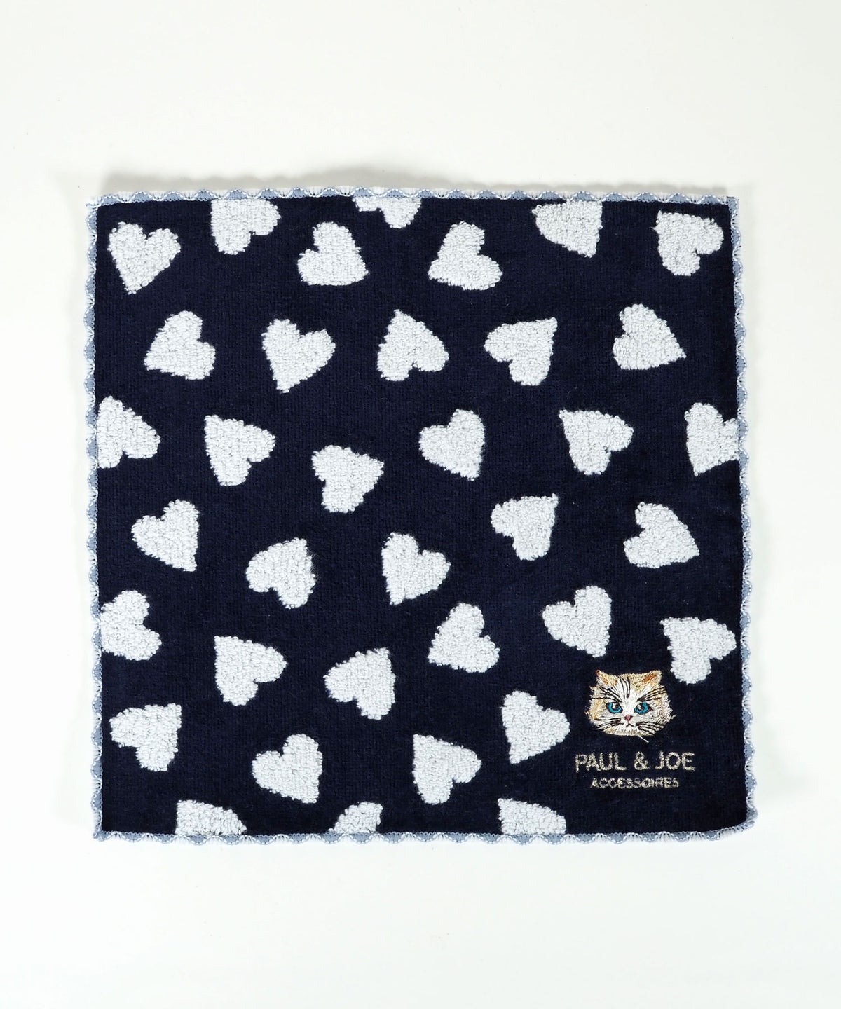 ポール＆ジョージプシー刺繍ハートタオルハンカチ