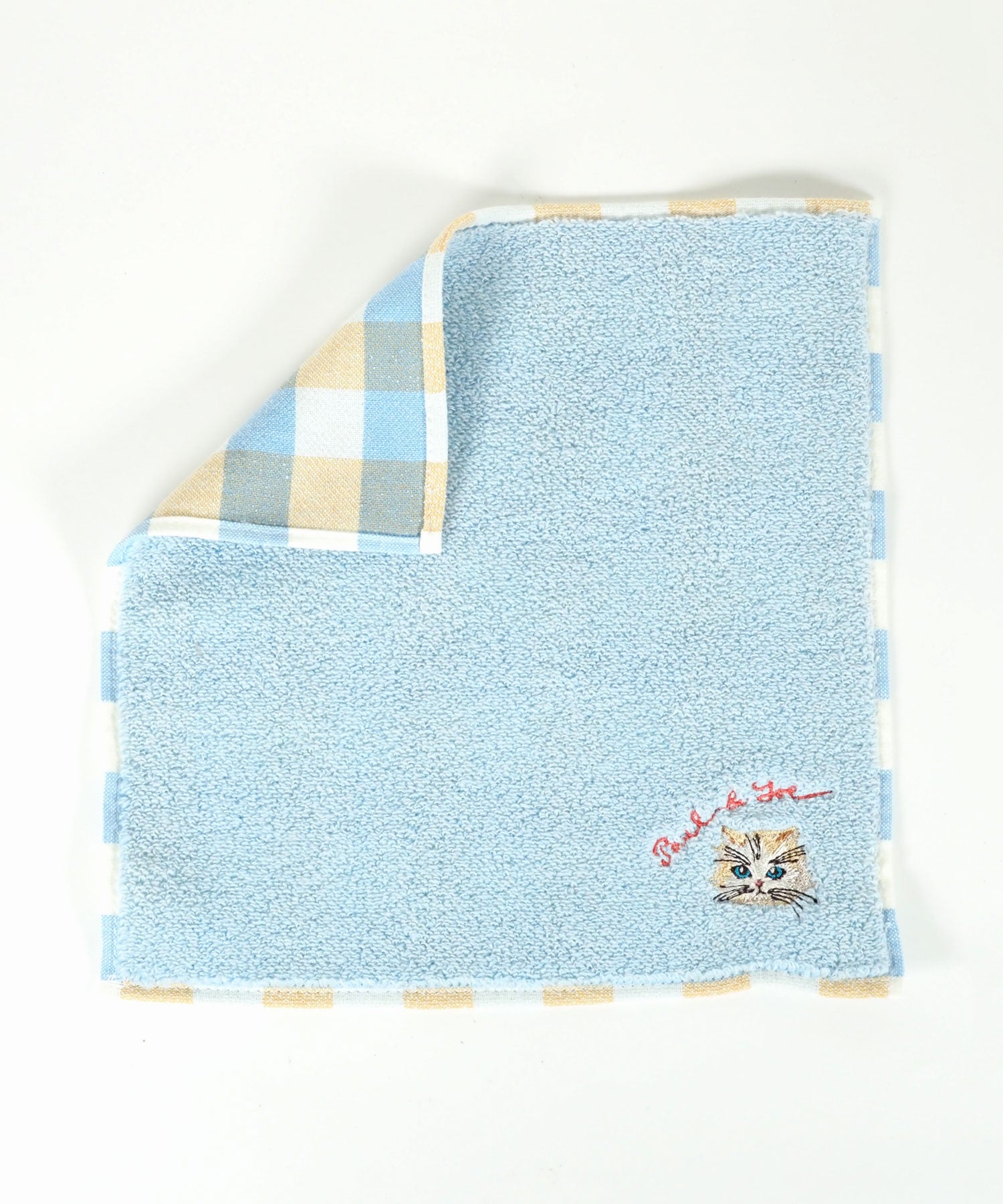 ポール＆ジョージプシー刺繍タオルハンカチ