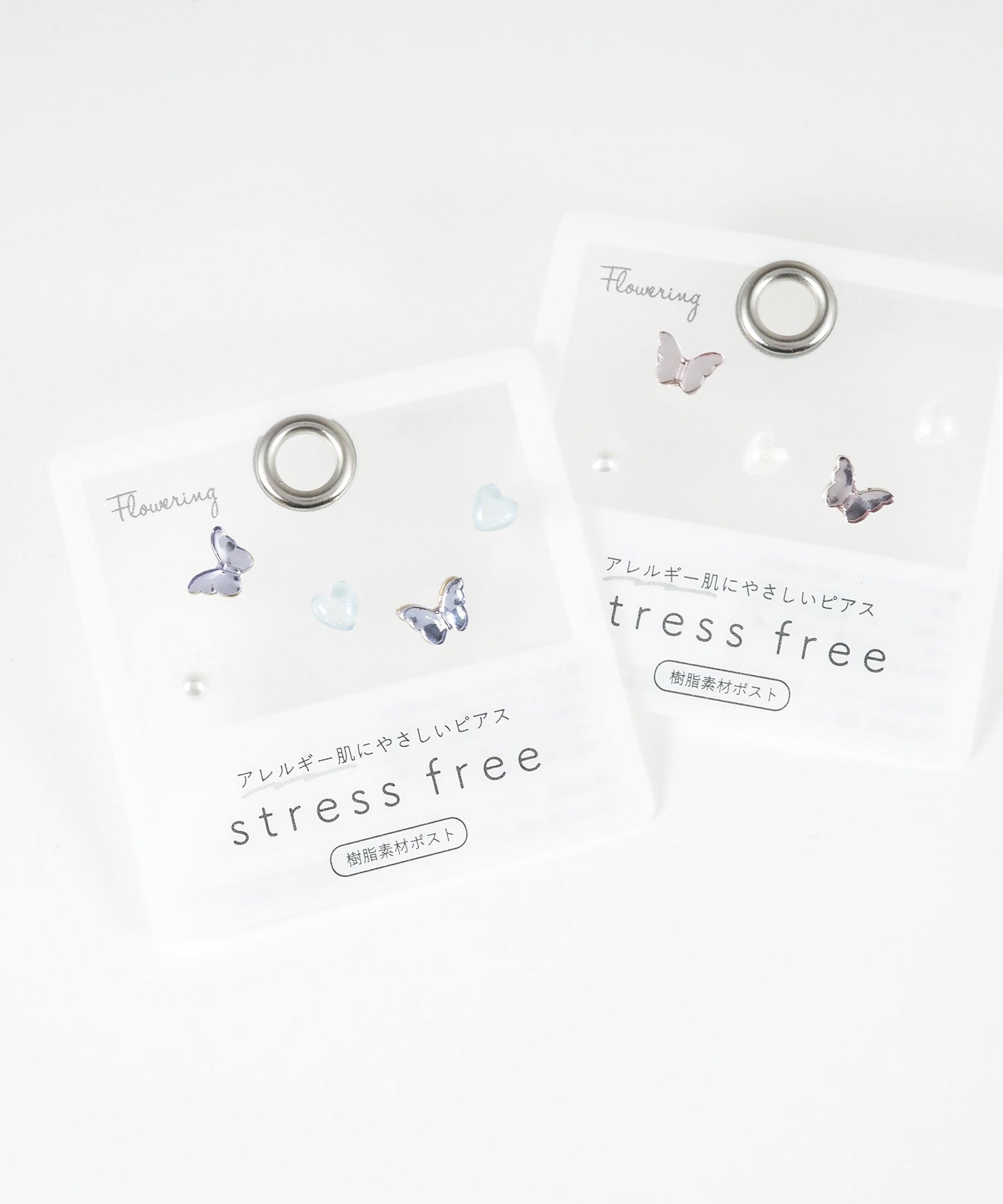 バタフライ樹脂ポストセットピアス | 【公式】MUK ONLINE SHOP｜人気