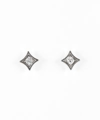 シャインジルコニアステンレスピアス【Zoule】