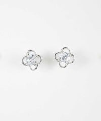 フラワージルコニア樹脂ポストピアス