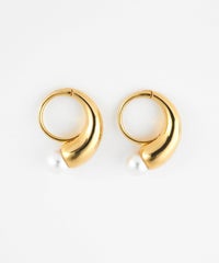 シームロックシェルパールピアス
