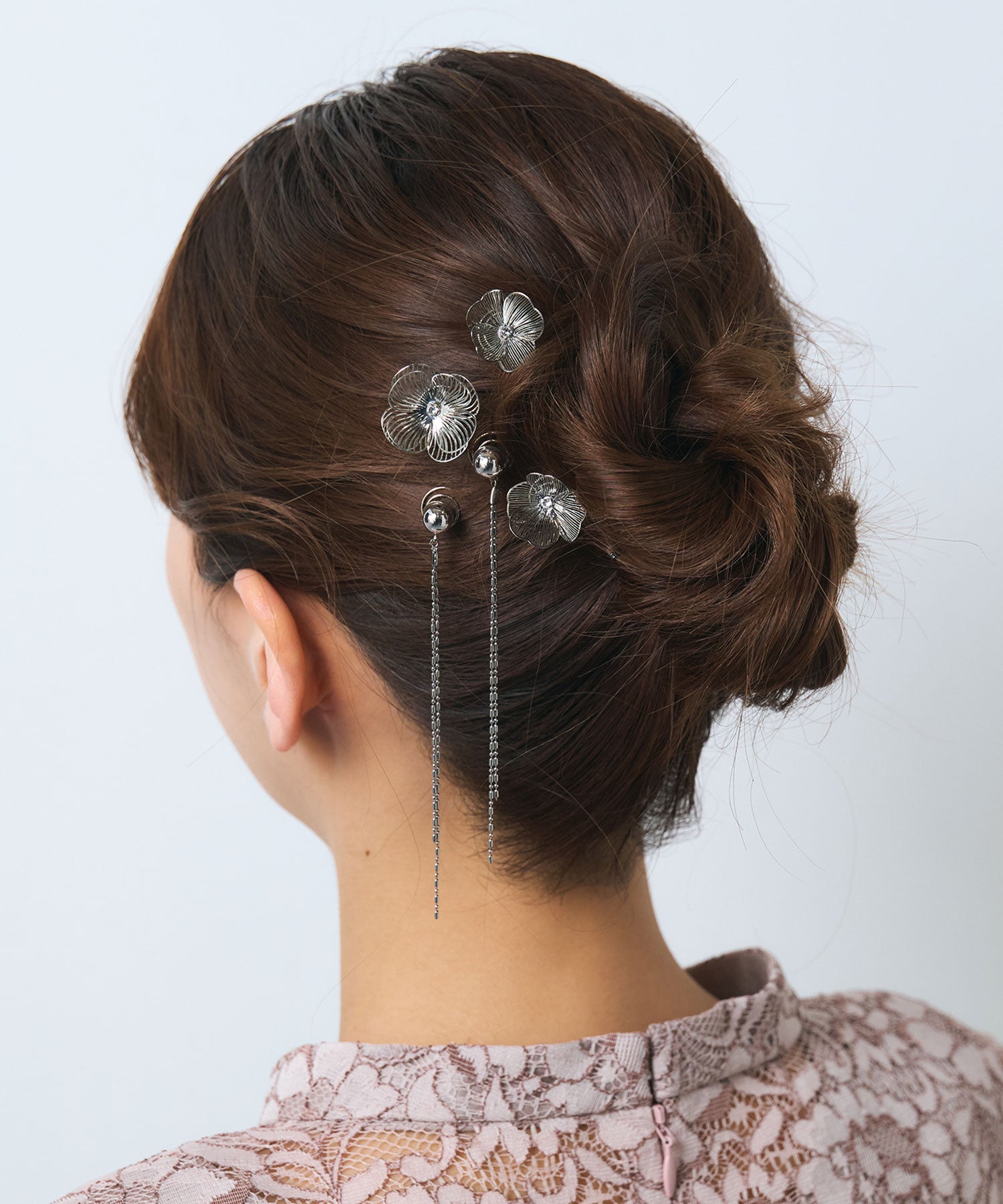 メタルフラワーチェーンヘアビジューセット | 【公式】MUK ONLINE SHOP