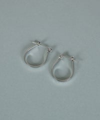フラットドロップステンレスピアス【JUNO PREMIUM】