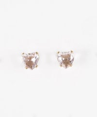 ハートジルコニアスクリューロックステンレスピアス