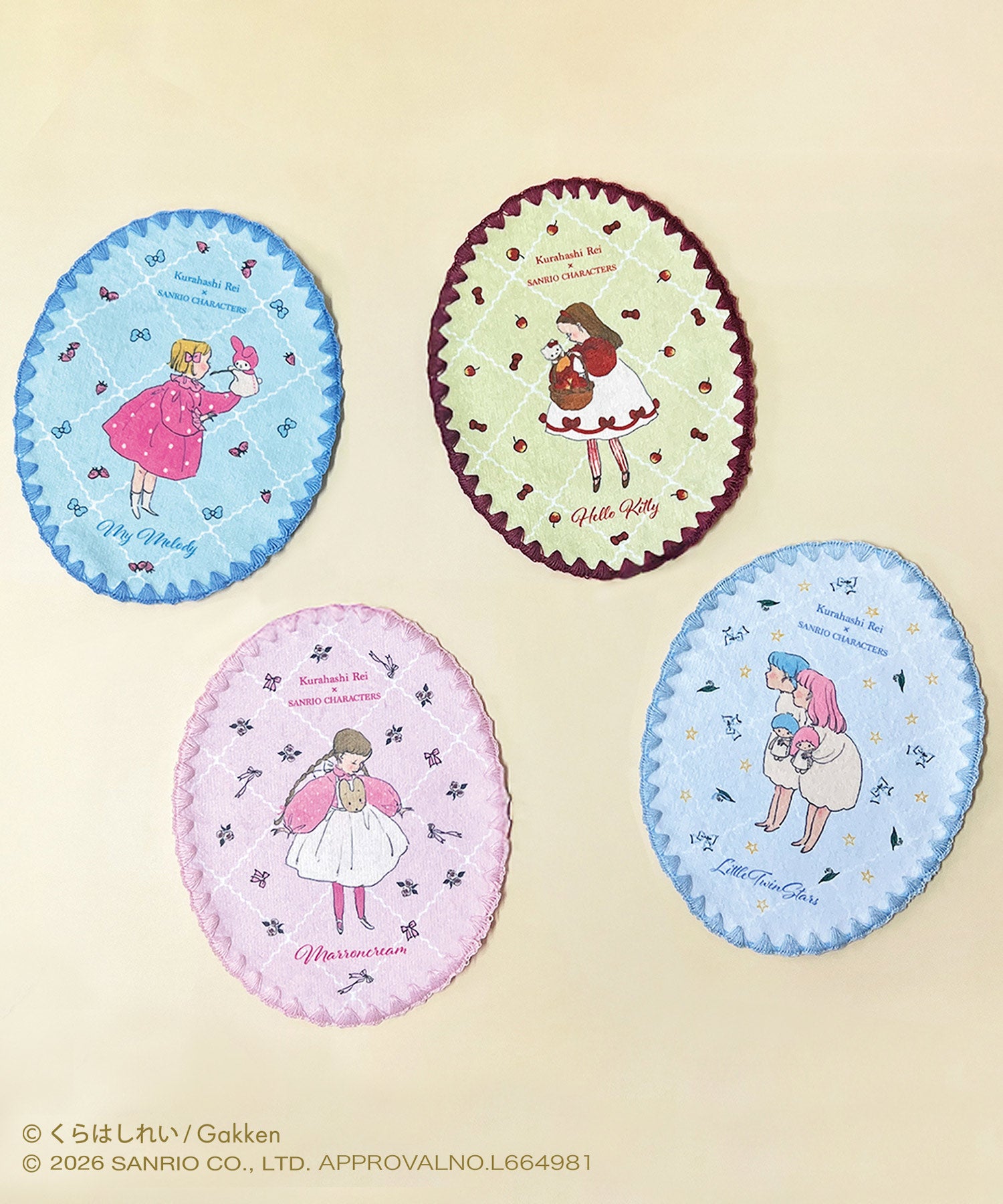 くらはしれい×サンリオ ダイカットハンカチ | 【公式】MUK ONLINE SHOP