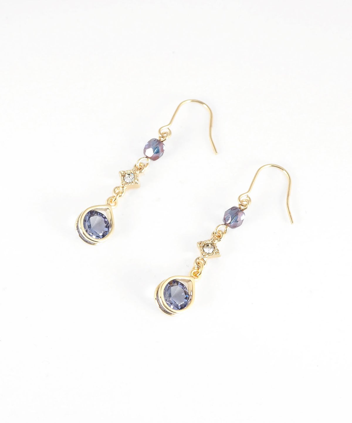 ドロップビジューフックピアス