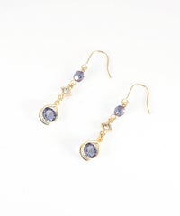 ドロップビジューフックピアス