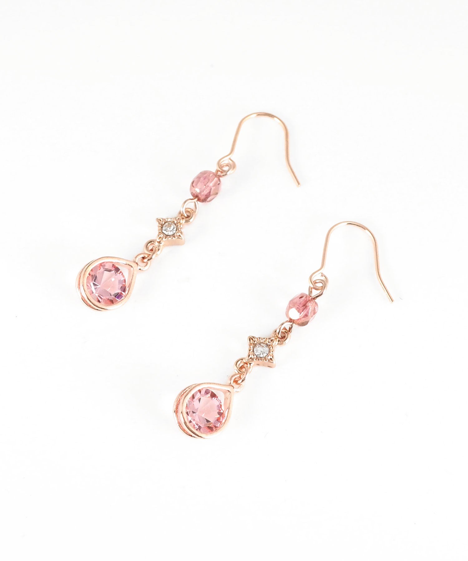 ドロップビジューフックピアス